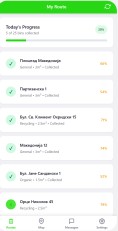 Driver App — Route List