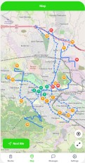 Driver App — Route Map