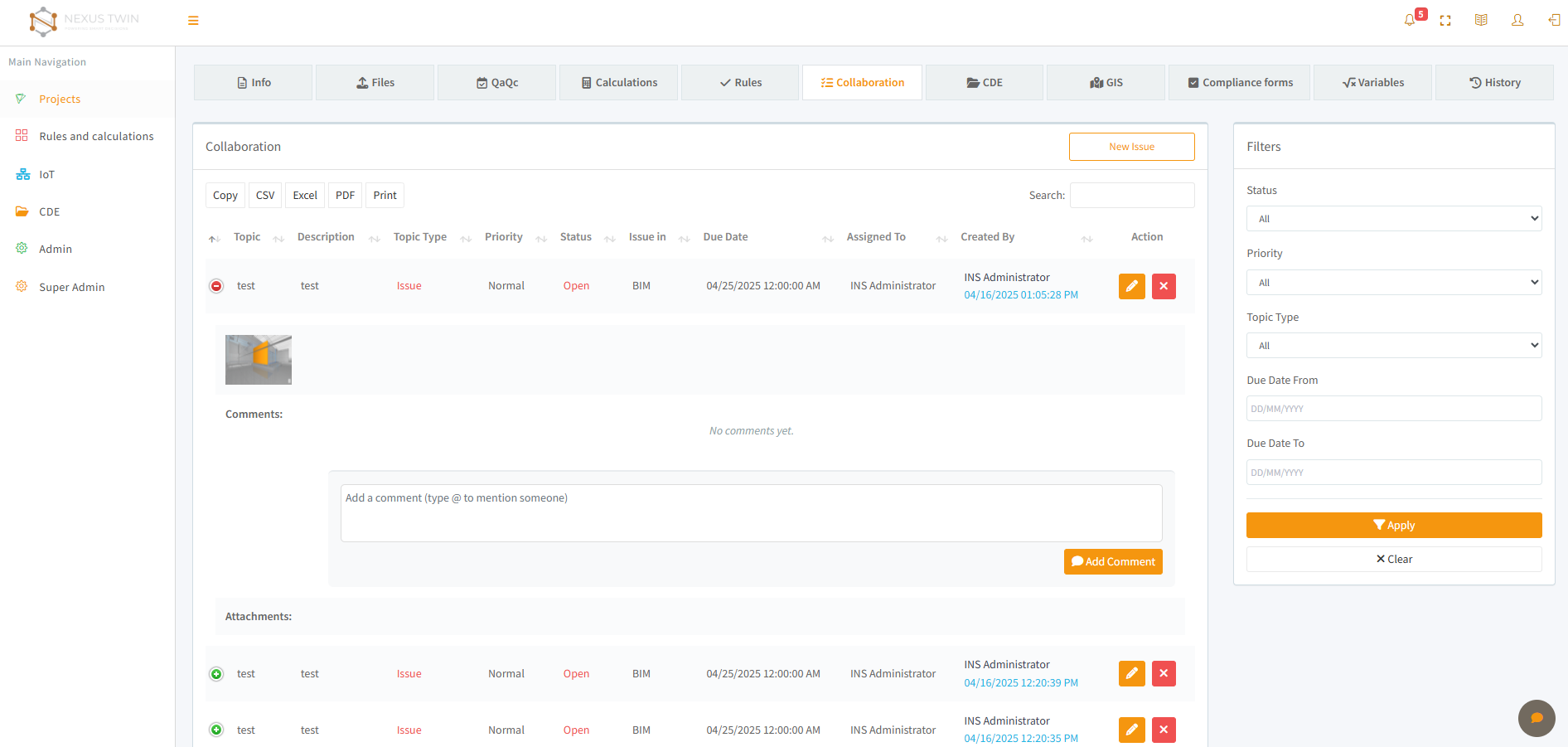 Collaboration & Issue Management